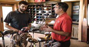 Image illustrating QR Codes For Golf Equipment Store Business