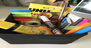 Image illustrating QR Codes on Stationary